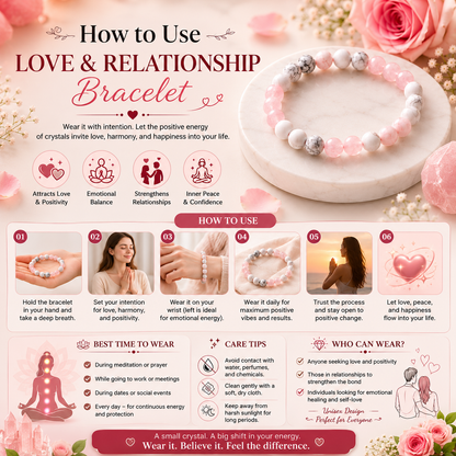Astro Vedic Love & Relationship Crystal Bracelet