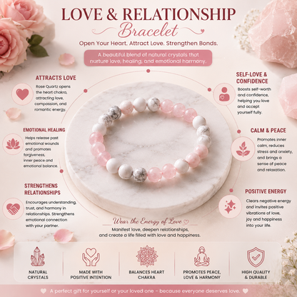 Astro Vedic Love & Relationship Crystal Bracelet