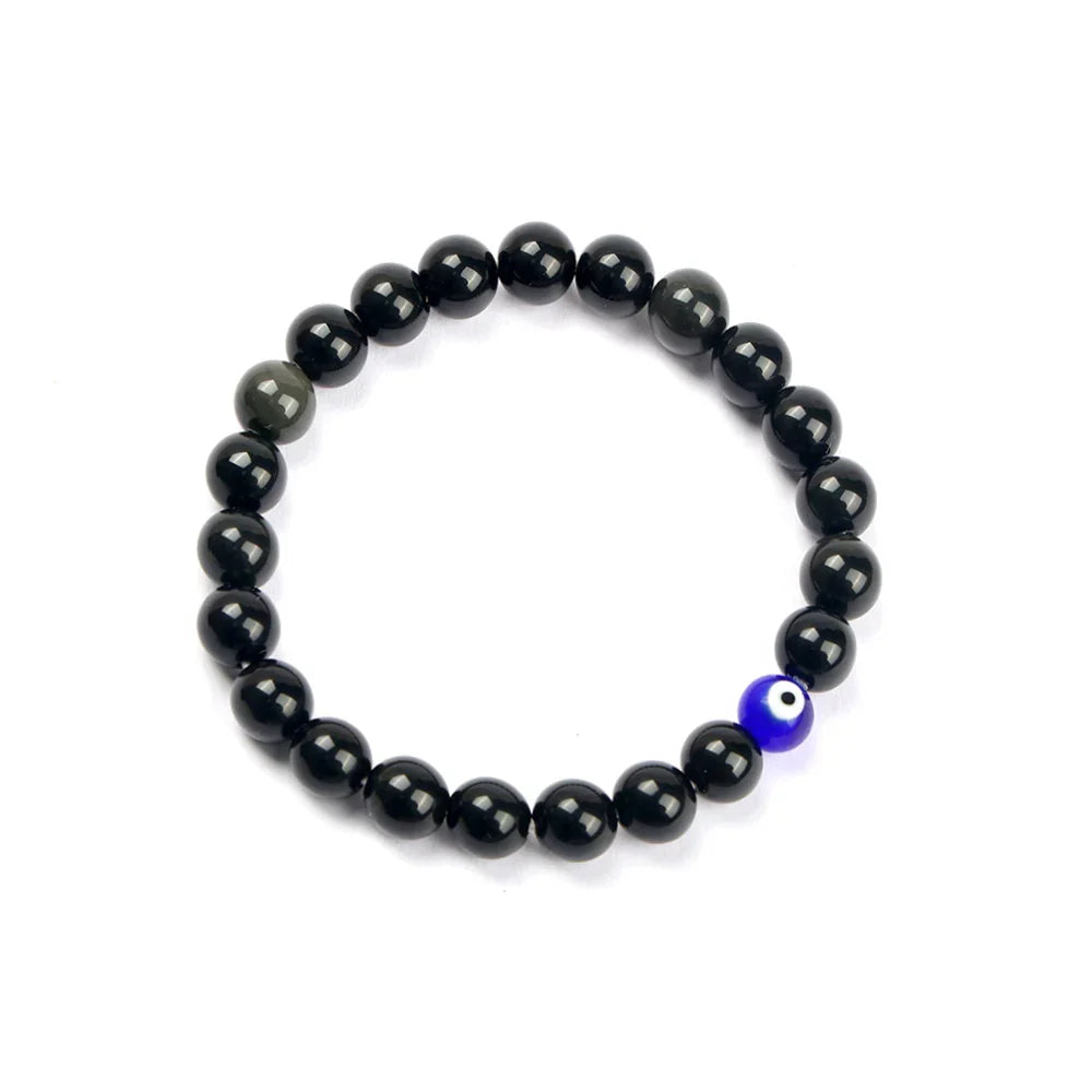 Black Obsidian Evil Eye Protection Bracelet
