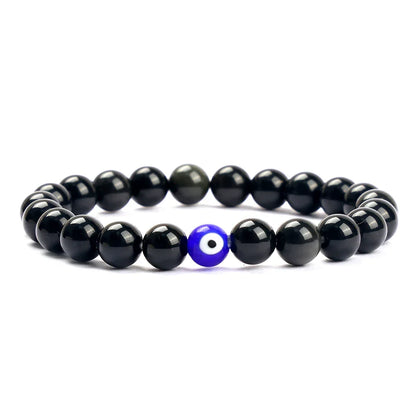 Black Obsidian Evil Eye Protection Bracelet
